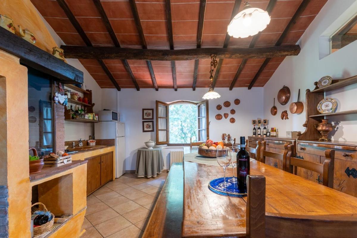 Il Leccio - Casa Toscana San Gimignano ガンバッシ・テルメ エクステリア 写真